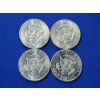Image 2 : x4 Assorted Years 40% Silver Kennedy Half Dollars - FV: $2.00