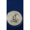 Image 1 : 2017 Isle Of Man 1 0z .999 Fine Silver "Angel" High Relief Proof Coin 