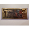 Image 2 : Michael Jordan Chicago Bulls Pure 24k .999 Gold Foil Note - In Mint Condition