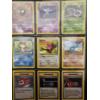 Image 1 : Lot of (9) Assorted Rare Vintage Pokemon Trading Cards including Fossil Editions