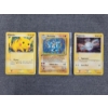 Image 1 : Three Pokemon Trading Cards Ft. 1st Edition Holo Machamp in NM Condition 