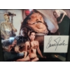 Image 5 : Star Wars Jabba The Hut & Princess Leia Framed Print With Carrie Fisher Autographed Notecard