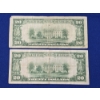 Image 6 : 2 $20 Dollar Bills: 1934- A $20 Federal Reserve Note and 1928 $20 Federal Reserve Note - FV; $40