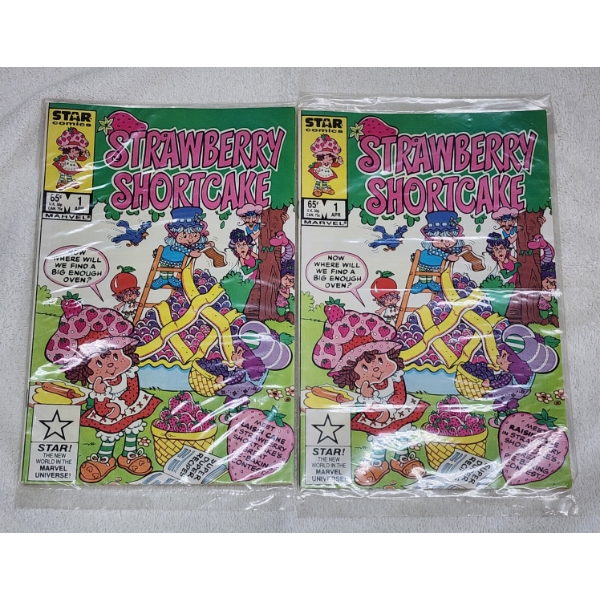 Two Copies of Strawberry Shortcake #1 By Marvel Comics