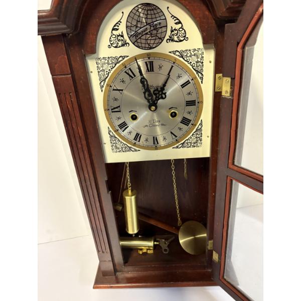 Waltham Tempus Fugit 31-Day Chiming Wall Clock - Unknown working condition