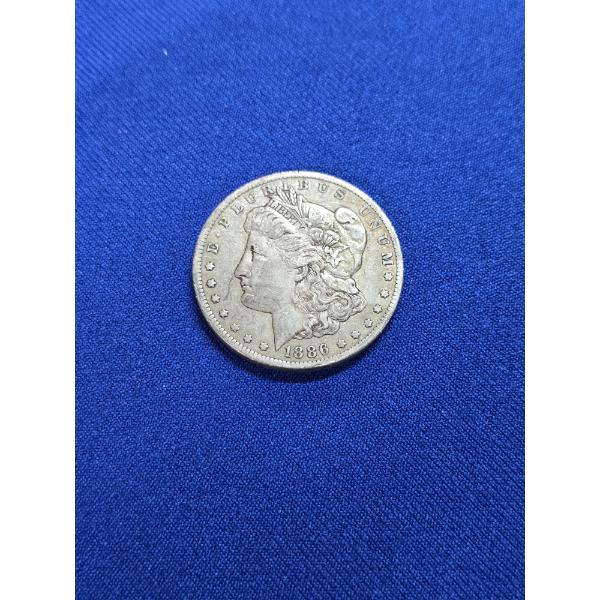 1886- O Morgan Silver Dollar