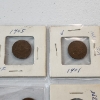 Image 3 : $0.18 Face Value of Assorted Cents: Mostly Indian Head, One Lincoln, & Uncle Sam Play Penny