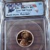 Image 2 : ICG MS67 RD Graded 2025 Last Year Issue Lincoln Penny Signed By Austin Hutto Gulf of America!