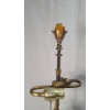 Image 8 : 29" H Hand Painted Chinese Powder Blue Gilt Vase Table Lamp  *Tested, Works*