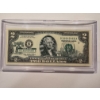 Image 1 : 2003 United States Jefferson PENNSYLVANIA $2.00 Bill In Hard Case Holder - Mint Condition - RARE