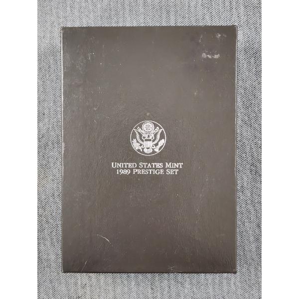 United States Mint 1989 Prestige Set Ft. Commemorative Silver Dollar & Half ~ In Original Packaging 
