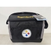 Image 1 : Brand New Pittsburgh Steelers Insulated Beverage Holder or Lunchbox - Holds Up to 12 Cans