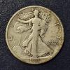 Image 1 : RARE 1917 S on Reverse Walking Liberty Half Dollar 90% US Silver Coin - Circulated - See Pics