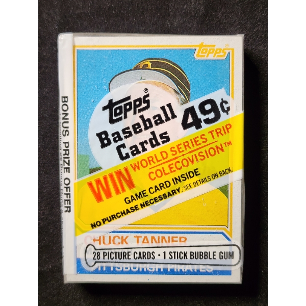 SEALED 1983 Topps Baseball Cards - 28 Picture Cards & 1 Stick Bubble Gum - Incredible Condition
