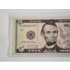 Image 2 : United States Series 2017-A $5 Bill - *STAR NOTE* SN: PG06922457 - In Protective Holder