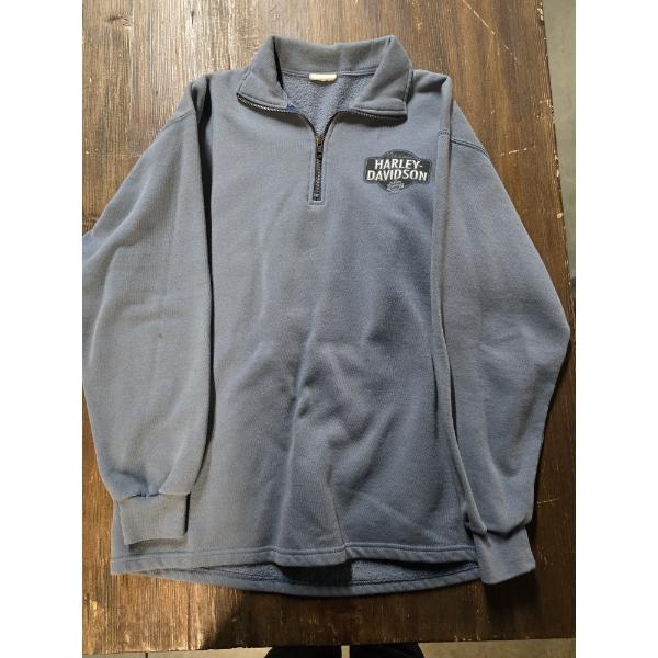 Harley Davidson 1/4 Zip Sweatshirt Size S
