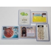 Image 6 : Five Assorted Shaquille O'Neal 1992-1993 Basketball Rookie Cards in Protective Holders