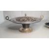 Image 3 : Silverplated Evans Centerpiece & Eales Silverplated Platter - Total Weight: 2.2 lbs