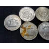 Image 7 : $2.70 Face Value in Assorted 90% Silver US Coins Ft. Franklin & Kennedy Half Dollars & Mercury Dimes
