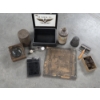 Image 1 : Interesting Vintage Collectables Including Plastic Cigar Box, Maxwell House Tin, Wooden Sign & More!