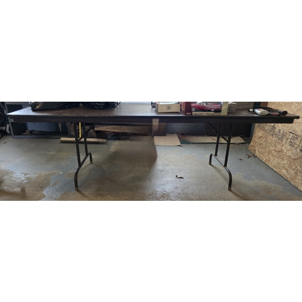 8' x 30" Folding Table - Contents Not Included