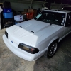 Image 12 : FULLY CUSTOM White 1990 FORD MUSTANG 2D Hatchback RACING CAR ~ SEE DETAILS ~ INCREDIBLE MUSTANG