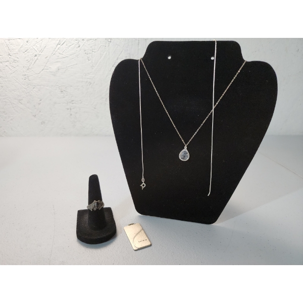 Lot of Assorted Sterling Silver Jewelry: Total Weight: 18.5g - See Description for Details
