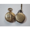 Image 3 : Two Commemorative Pocket Watches: Statue of Liberty & Railroad 