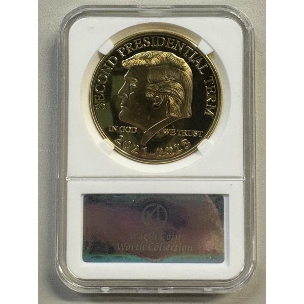 2021-2025 Donald J. Trump Second Presidential Term Collector Coin In Protective Holder - Mint