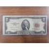 Image 1 : U.S. Two Dollar Red Seal Note 1953