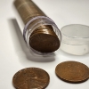 Image 3 : Tube of 50 Assorted United States Wheat Cents - Face Value: $0.50