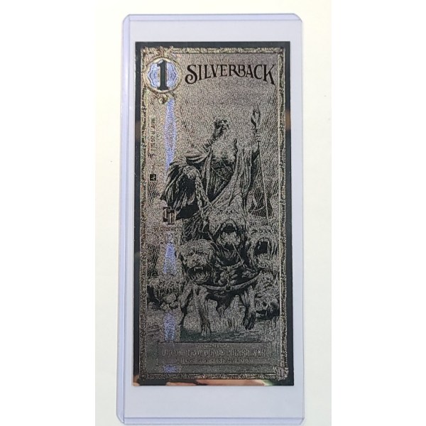 Limited Edition 2025 1 1/1000th Troy Ounce of .999 Fine Silver Hades Olympus Silverback Note 