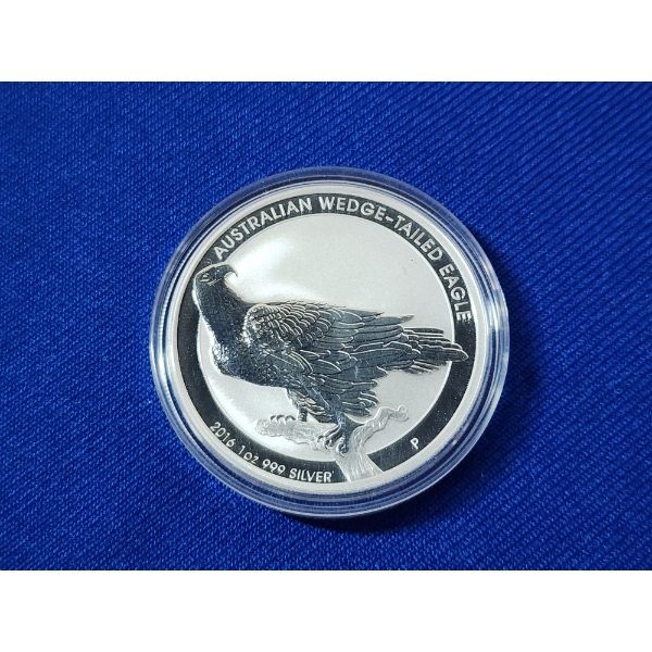 2016 Australian Wedge-Tailed Eagle 1 oz .999 Fine Silver With CoA