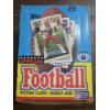 Image 1 : Topps 1989 Official Football Picture Cards and Bubble Gum Wax Box 36ct