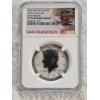 Image 1 : NGC PF 69 Reverse Proof 2018-S Silver Kennedy Half Dollar