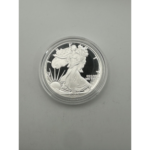 2023-W Proof American Silver Eagle with Original Mint Box & COA