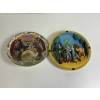 Image 1 : Wizard of Oz Plates - Musical Plates " Surrender Dorothy" Plays "Ding Dong the Witch is Dead" 