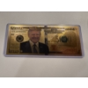 Image 1 : President Donald J. Trump .999999 Gold Foil Collector Note In Protective Holder - Mint Condition