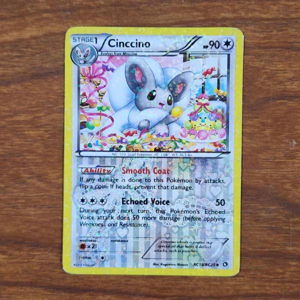 Cinccino RC19/RC25 Radiant Collection Holo Vintage 2013 Pokemon Trading Card