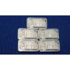 Image 1 : (5) Limited Edition Pit Bullion 1/10 Troy Ounce .999 Fine Silver Bars-Fun With Willy Federal Reserve