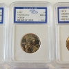 Image 3 : Six Assorted Years Sacagawea Dollar Coins Each Graded IGS MS65 - See Photos! 