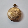 Image 5 : Beautiful Vintage Gold-Tone Pocket Watch - Damaged Glass and Back, See Photos 