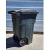 Image 8 : Used Toter Incorporated Wheeled Trash Can Measuring About 40 Inches Tall ~ Still in Good Shape