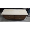Image 5 : Heirloom Lane Padded Top 47.5''x16.5''x17.5'' Cedar Chest With Keys 