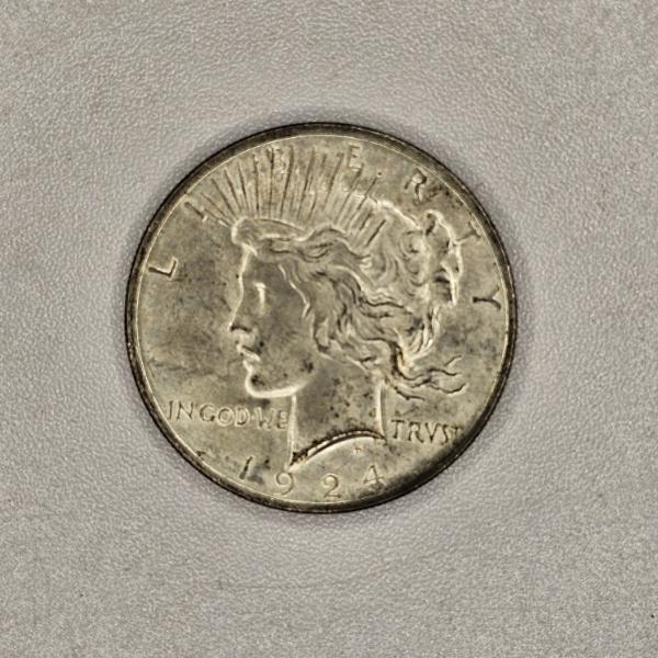 1924 United States 90% Silver Peace Dollar
