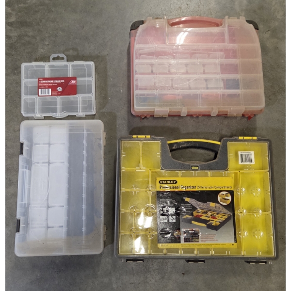 Four New Plastic Storage Containers