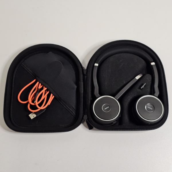 Jabra Evolve 75 Wireless Bluetooth On-Ear Headphones (see description)