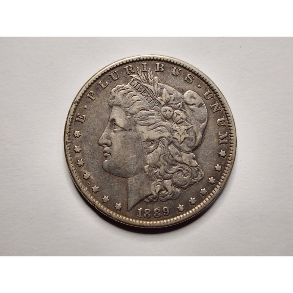 1889 United States 90% Silver Morgan Dollar ~ 