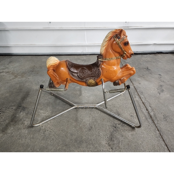 Vintage Spring Rocking Horse - Great Condition - Approx. 24"x18"