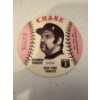 Image 1 : 1976 Thurman Munson Crane Potato Chips Round Baseball Card - Mint Condition